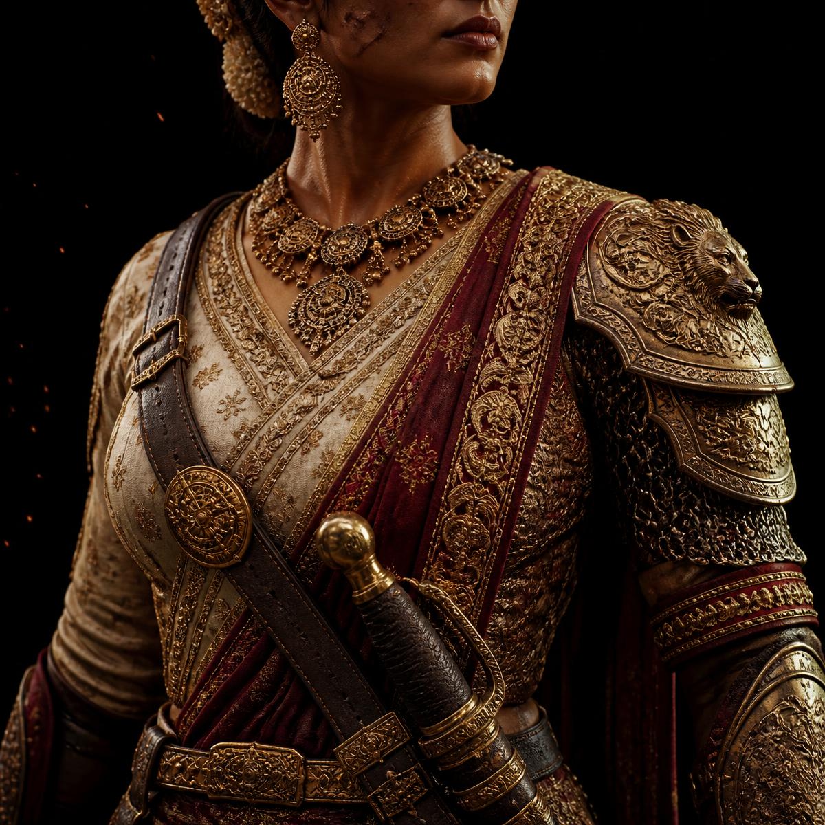 Draupadi Queen — Character / Costume Modelling by Prabhakaran R